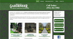 Desktop Screenshot of gardeneerlandscape.com