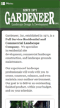 Mobile Screenshot of gardeneerlandscape.com